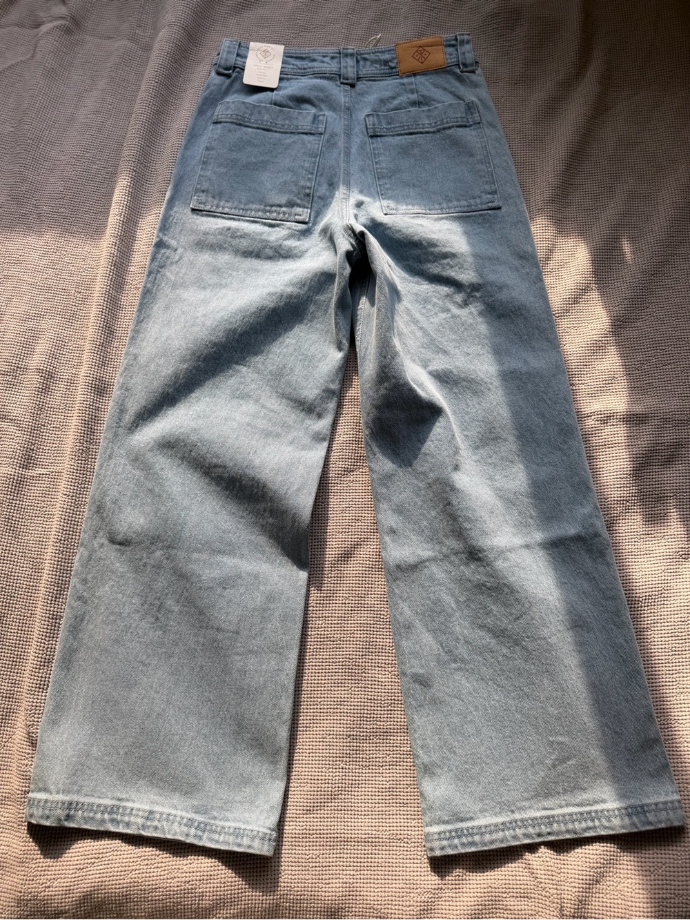 Roark Light Blue Wide-Leg Utility Jeans - Picture 2 of 4